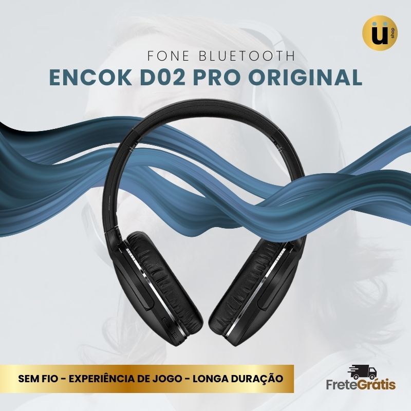 Fone de Ouvido  Encok D02 Pro Original