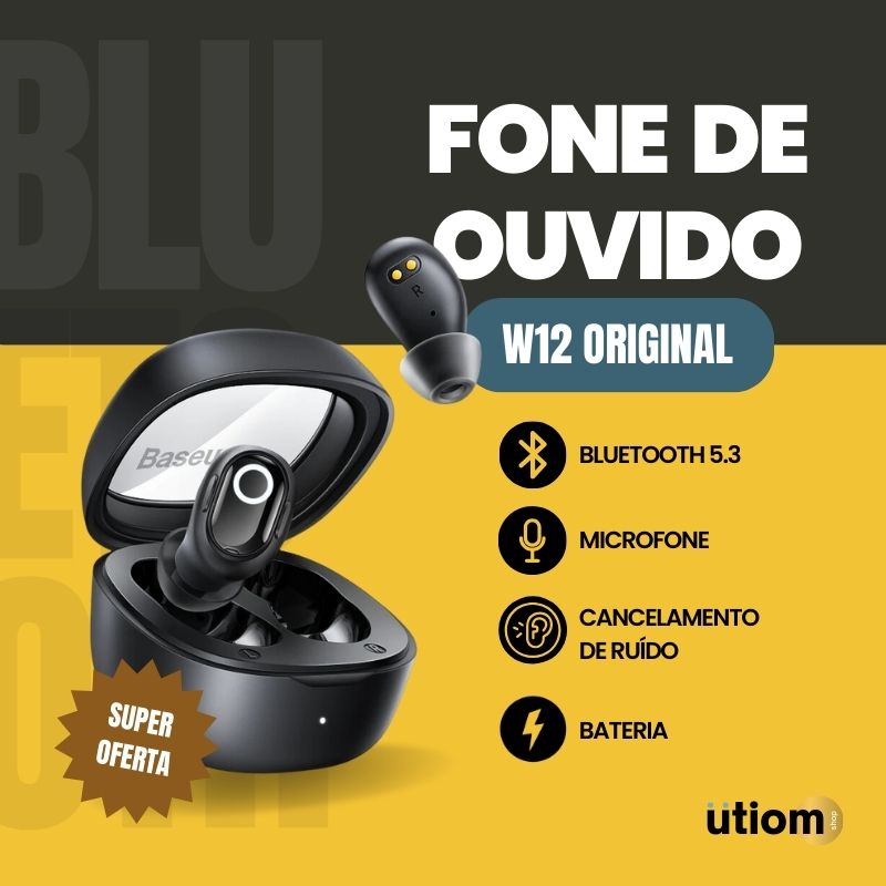 Fone de Ouvido  W12 Original