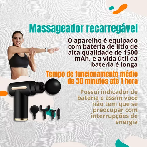 Massageador para relaxar elétrico portátil