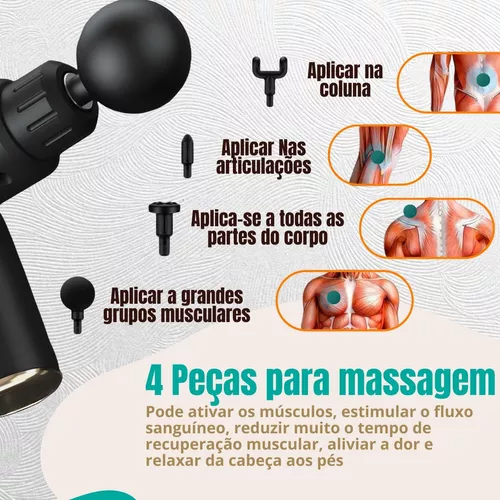 Massageador para relaxar elétrico portátil